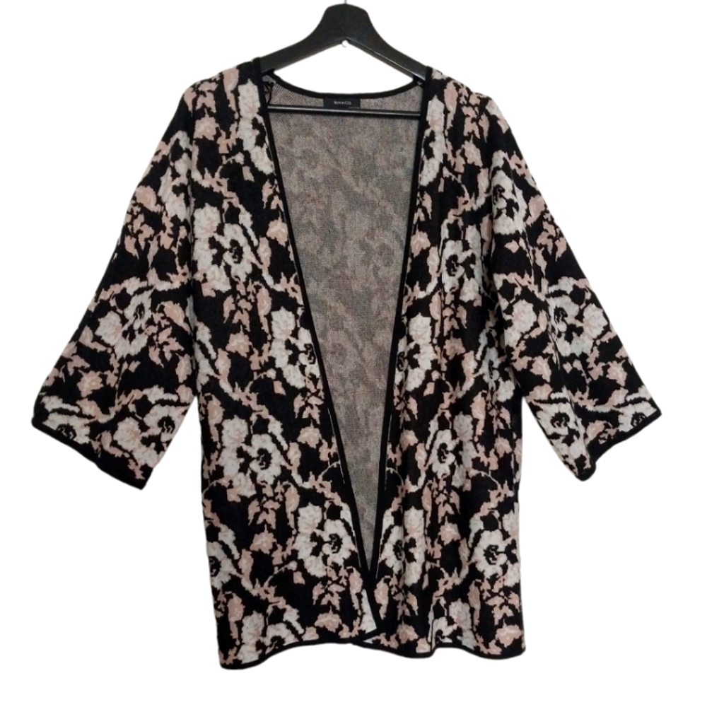 RW & CO. Cardigan 3/4 sleeve Knit for Women sz XS